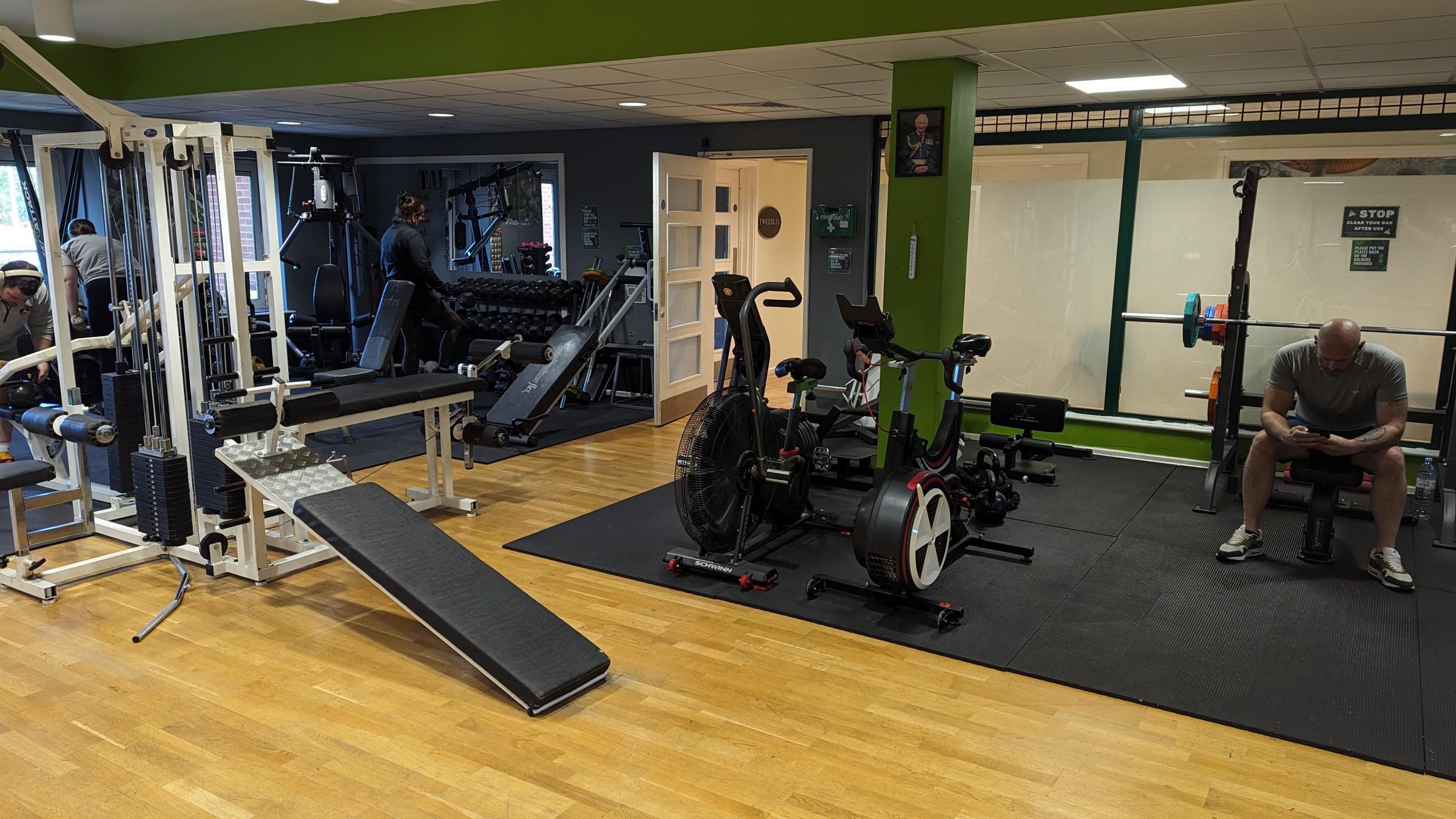 Ryfields Gym is quiet and there is plenty of space to work out